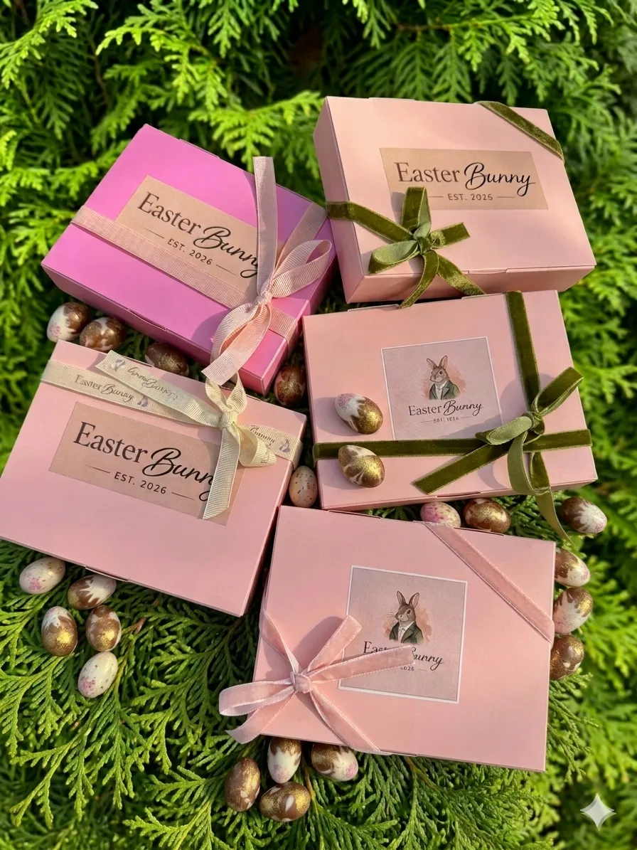 Фірмове пакування Easter Bunny з шоколадними яєчками