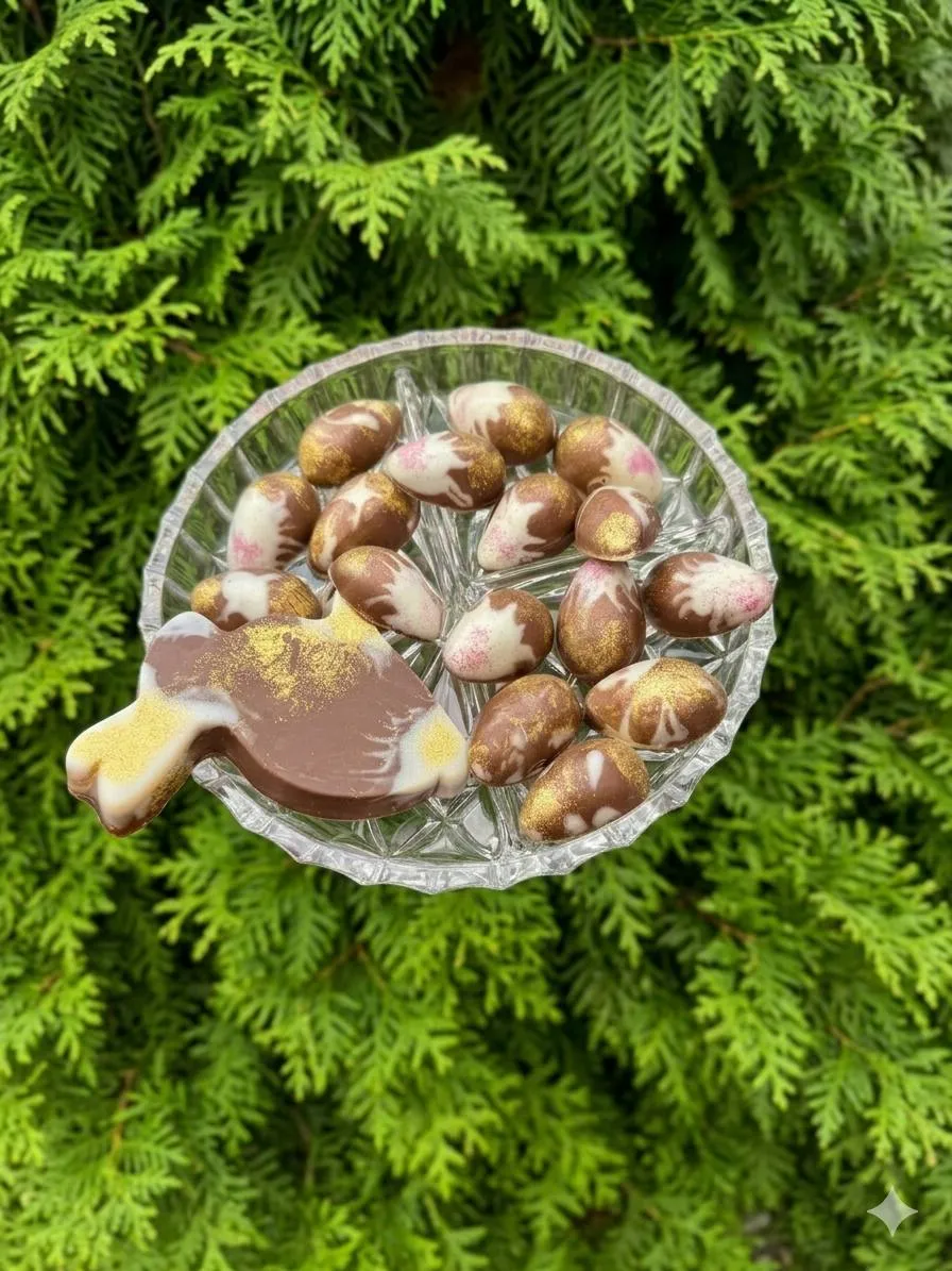 Шоколадні яєчка — ручна робота